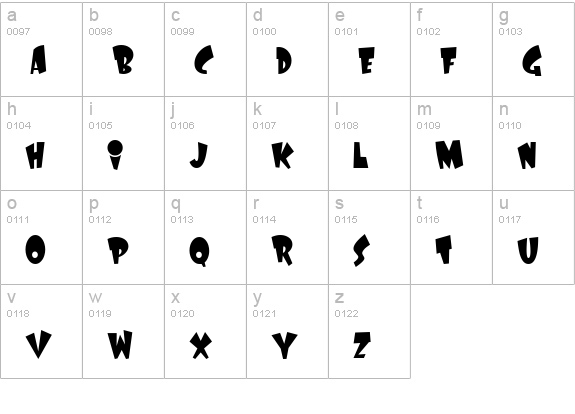 LaffRiotNF lowercase a-z preview