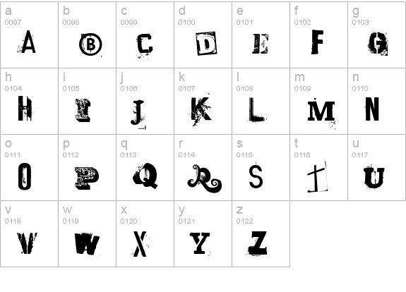 laundromat 1967 lowercase a-z preview