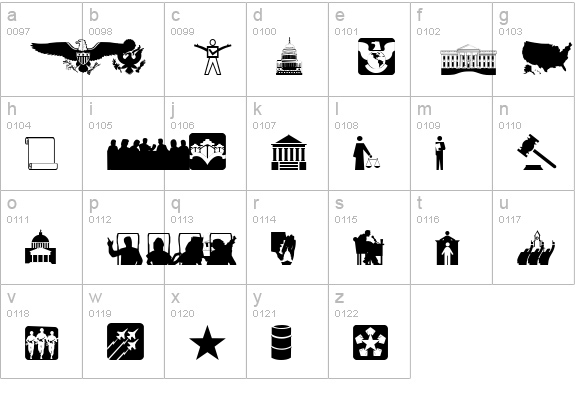 Law & Order lowercase a-z preview