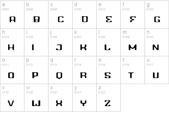 LBlinddate lowercase a-z preview