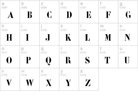 LeArchitect lowercase a-z preview