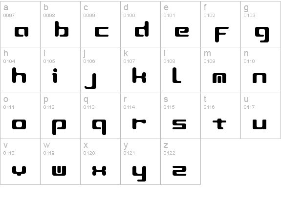 LeftOvers II 2 lowercase a-z preview