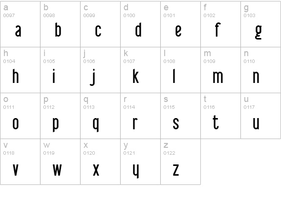 Libel Suit lowercase a-z preview