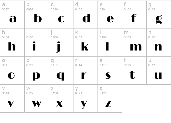 Limelight lowercase a-z preview