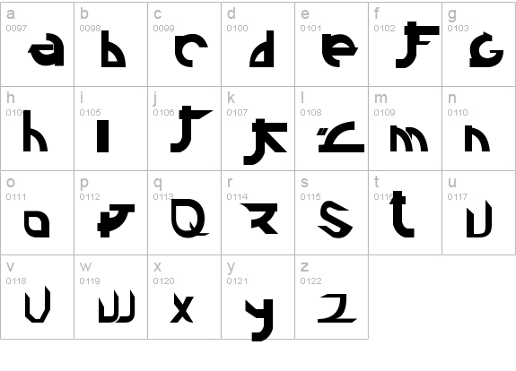 Linkin lowercase a-z preview