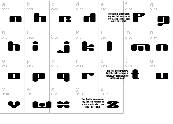 Liquid Sex UNPAID DEMO lowercase a-z preview