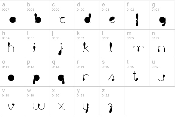 liquitRegular lowercase a-z preview