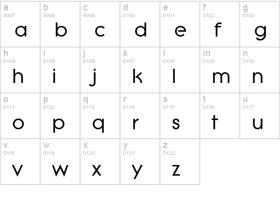 LiteraSerial-Bold lowercase a-z preview