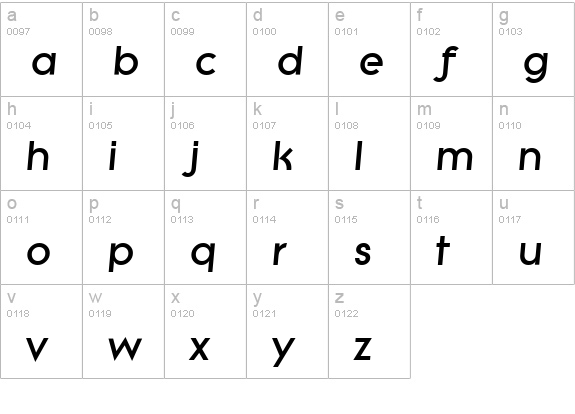 LiteraSerial-Heavy-Italic lowercase a-z preview