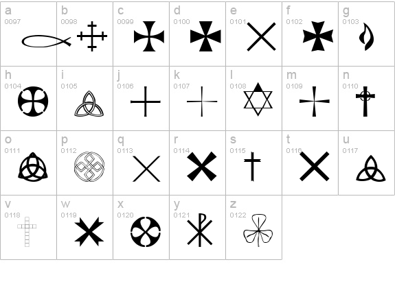 Little Regular lowercase a-z preview