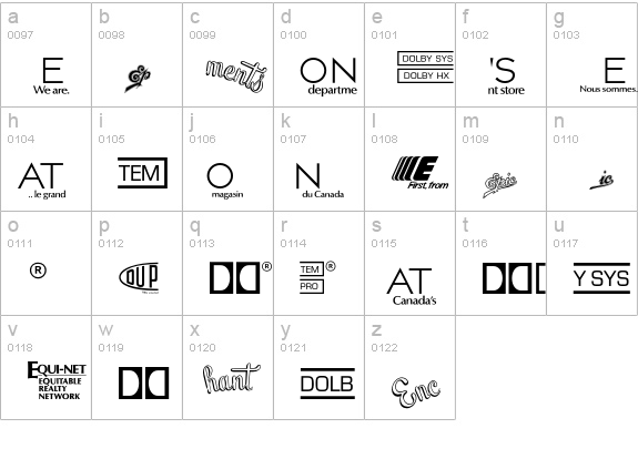 LogosCompanyP06 lowercase a-z preview