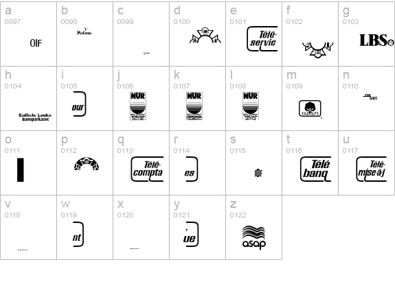 LogosServiceP03 lowercase a-z preview