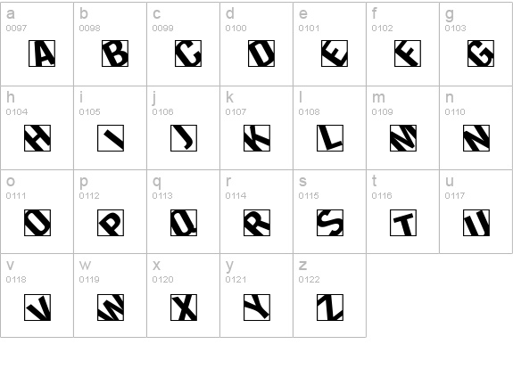 Lola lowercase a-z preview