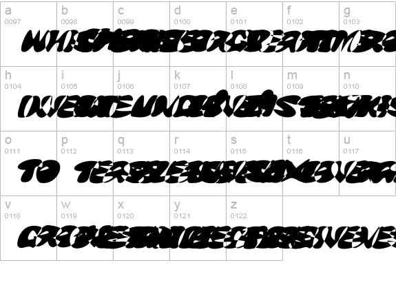 Love-GoingSteady lowercase a-z preview