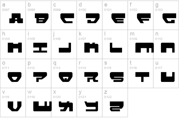 Loveladies lowercase a-z preview