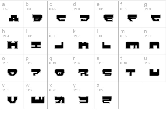 Loveladies Pro lowercase a-z preview