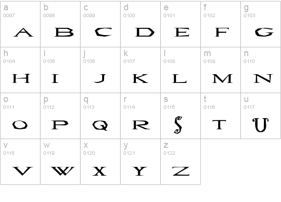 Lovesexy lowercase a-z preview