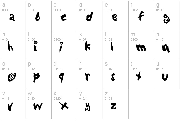 Loving Babes lowercase a-z preview