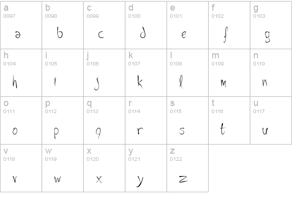 Lovitz lowercase a-z preview