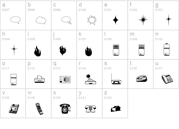 LPLset lowercase a-z preview