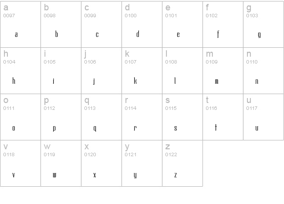 LTechnique lowercase a-z preview