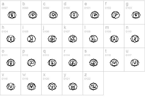 Lubricant Smell lowercase a-z preview