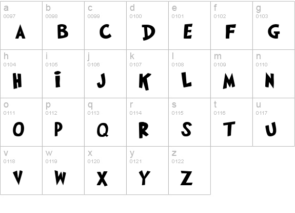 lucy lowercase a-z preview