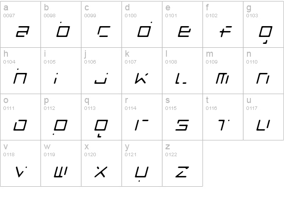 LuggageRoundBrokenLightObl lowercase a-z preview