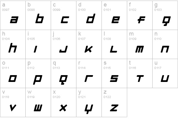 LuggageRoundHeavyObl lowercase a-z preview
