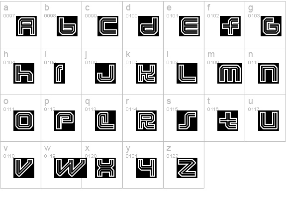 LunaEclipsed RL lowercase a-z preview