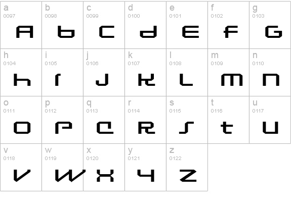 Lunasol Sequence lowercase a-z preview