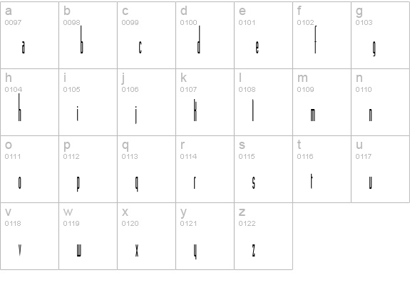 Madrid2Plain lowercase a-z preview