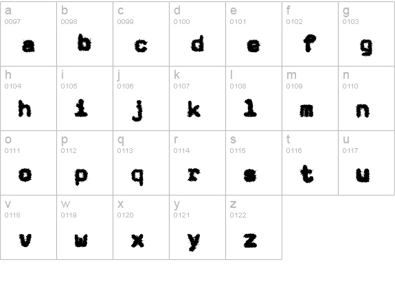 Magda-Ultra lowercase a-z preview