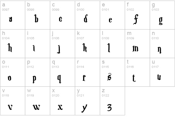 Magic School Two lowercase a-z preview