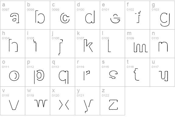 manko lowercase a-z preview