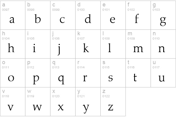 MarathonSerial-Light-Regular lowercase a-z preview