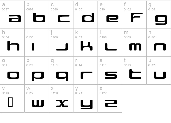 Marble Force 3 lowercase a-z preview