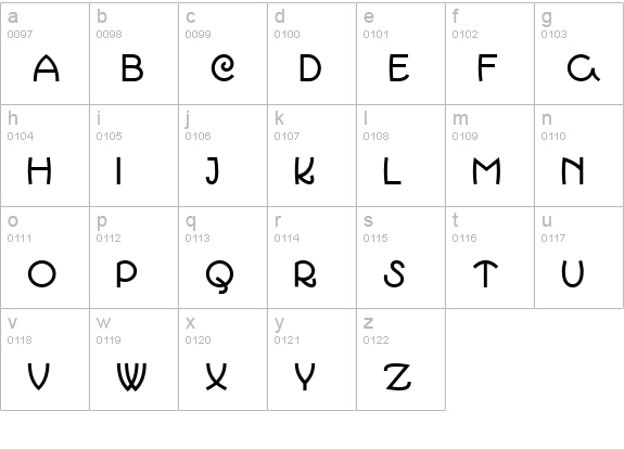 March Madness NF lowercase a-z preview