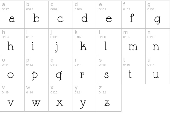 Margarita Ville Nf lowercase a-z preview