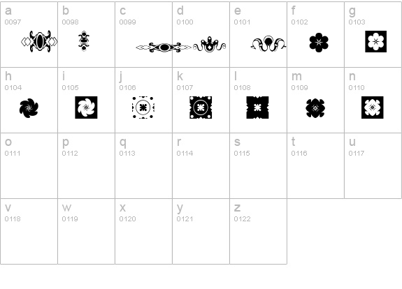 Markie Ding 2 lowercase a-z preview