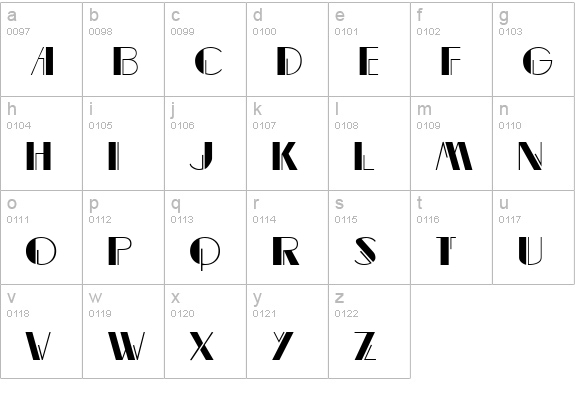 MarqueeMieux Regular lowercase a-z preview