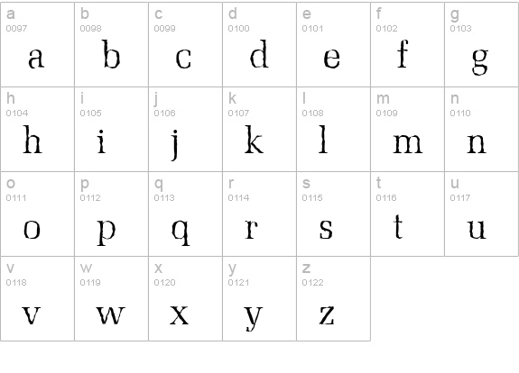 MarseilleAntique-Light-Regular lowercase a-z preview