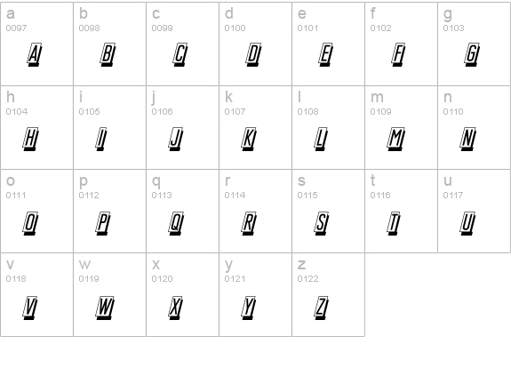 Mastercard Std lowercase a-z preview