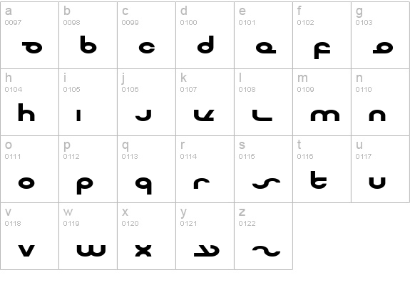 Masterdom Exp Bold lowercase a-z preview