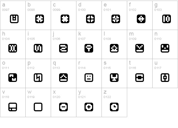 Mastertext-SymbolsTwo lowercase a-z preview