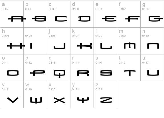 Mata-Bold lowercase a-z preview