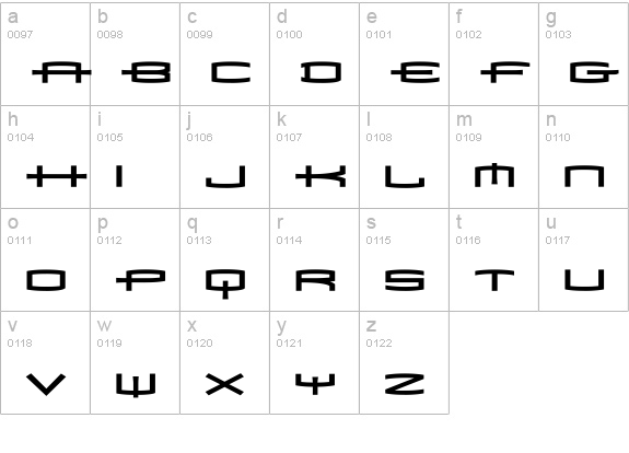 MataCondBd-Bold lowercase a-z preview