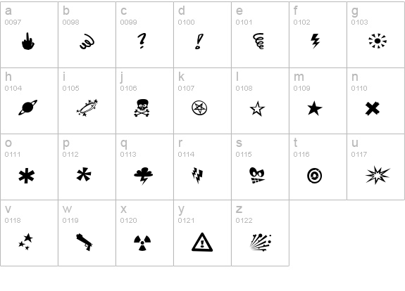 MenSwear lowercase a-z preview
