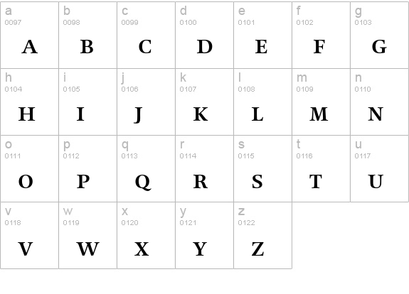 Mentor Regular SC lowercase a-z preview