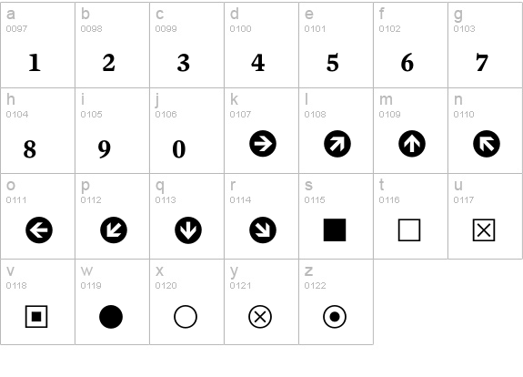 Mercury Numeric G1 Semibold lowercase a-z preview